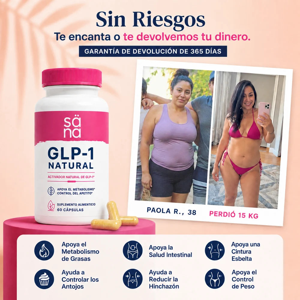 SÄNA GLP-1 Natural | Tu bienestar, en una rutina simple