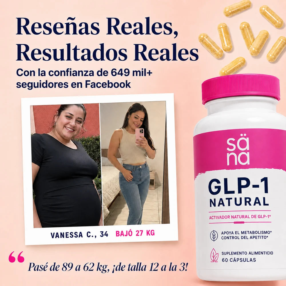 SÄNA GLP-1 Natural | Tu bienestar, en una rutina simple